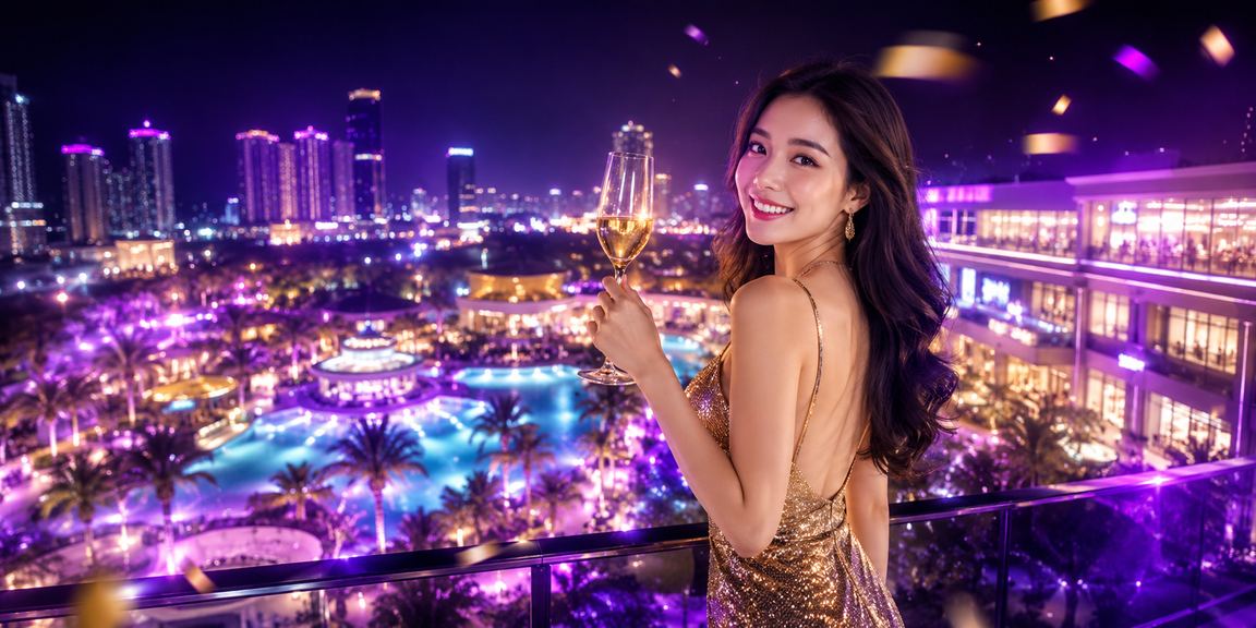 Màn hình neon giải trí casino tại Mũi Né gợi liên tưởng đến trải nghiệm cá cược di động 7011